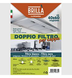 FILTRO CAPPA DOPPIOFILTRO CARBONI 40X60La Briantina