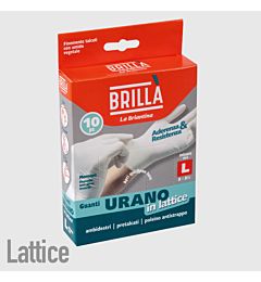 GUANTI LATTICE URANO 10 PZ GRANDE PURO LATTICELa Briantina