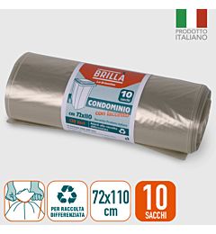 SACCHI CONDOM DIFFERENZ 72X110 PZ.10La Briantina