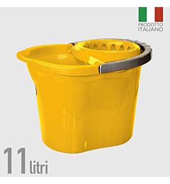 SECCHIO CON STRIZZATORE SMART GIALLO 11 LTLa Briantina