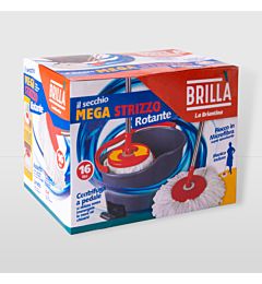 SECCHIO MEGA STRIZZO ROTANTE CON PEDALELa Briantina