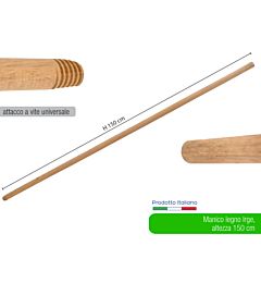 SDQ MANICO LEGNO IRGE 150 CM D.24 MMIrge