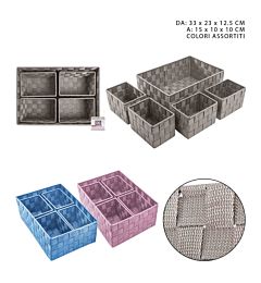 CESTINO PORTATUTTO IN PP 33X23X12.5CMDc