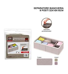 CONTENITORE TNT 8POSTI 32X16X10CM ASS.Dc