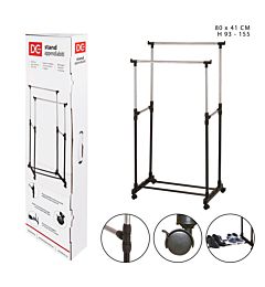 DC CASA APPENDIABITI C/RUOTE 2ASTE 80X41X93-155CMDc