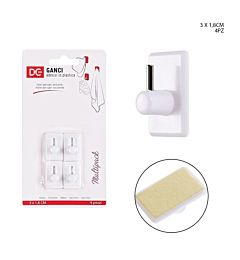 DC CASA GANCIO ADES. PLAST. 4PZDc