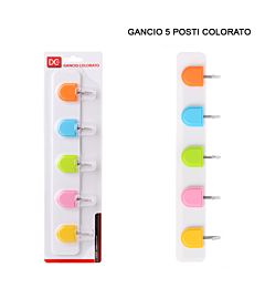 DC CASA GANCIO ADES. PLAST. 5 POSTI COLORATODc