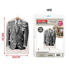 CUSTODIA TRASPARENTE PER ABITI 90*65CM 3PCS(820452