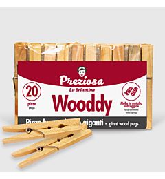 PINZE BUCATO LEGNO GIGANTI WOODDY 20 PZLa Briantina