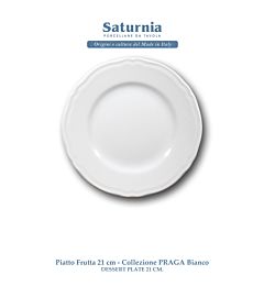 PRAGA FRUTTA 21 CM. BIANCOSaturnia