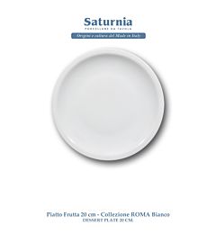ROMA FRUTTA 20 CM. BIANCOSaturnia