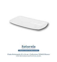 TOKIO BIANCO P.RETTANGOLO 25X14CMSaturnia