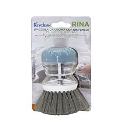 SPAZZOLA LAVAPIATTI CON DISPENSA RINABib