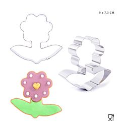 DC CASA FORMINE DOLCI INOX FIORE 9X7.3CMDc