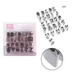 DC CASA FORMINE DOLCI METALLO LETTERE 26PZDc