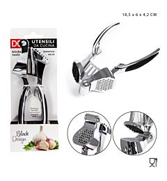 DC CASA L/BLACK SCHIACCIA AGLIO ACCIAIO 18.5X6X4.2Dc