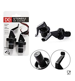 DC CASA L/BLACK TAPPO DOSATORE 8.1X3.2X3.2CM 2PZDc