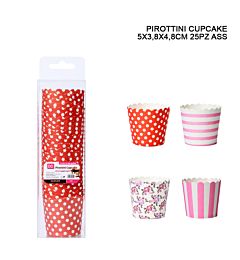 DC CASA PIROTTINI CARTA CUPCAKE 5X3,8X4,8CM 25PZDc