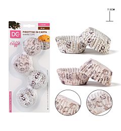 DC CASA PIROTTINI CARTA CUPCAKE CAFFE  7.5CM 80PZDc
