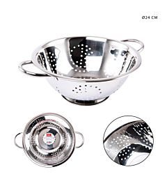 DC CASA SCOLAPASTA ACCIAIO INOX D.24CMDc