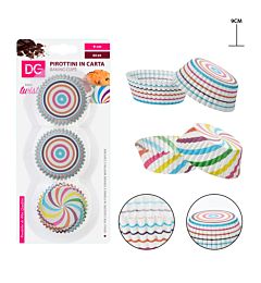 PIROTTINI CARTA CUPCAKE L/GIRANDOLA  9CM 60PZDc
