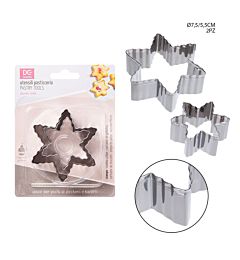 DC CASA FORMINE DOLCI STELLA 5,5-7.5CM 2PZDc