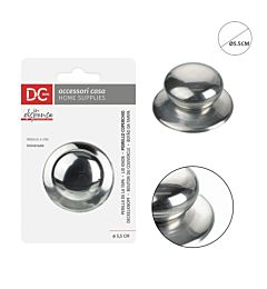 DC CASA POMELLO COPERCHIO INOX UNIVERSALE 5.5CMDc
