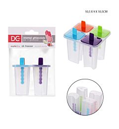 DC CASA STAMPO GHIACCIOLO PLAST. 4PZ 10.5X9X10.5CMDc