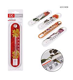 DC CASA TERMOMETRO AMBIENTE 4,5X19CM DEC.FIOREDc