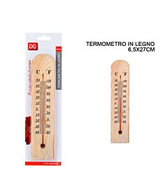 DC CASA TERMOMETRO AMBIENTE LEGNO 6,5X27CMDc