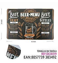 TOVAGLIA DA TAVOLA BIRRERIA 28.8*42.5CMDz