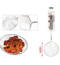 SCHIUMAROLA A RETE IN ACCIAIO 12CM 6409394Emi Style