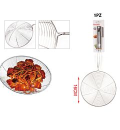 SCHIUMAROLA A RETE IN ACCIAIO 16CM 6409396Emi Style