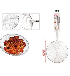 SCHIUMAROLA A RETE IN ACCIAIO 22CM 6409399Emi Style