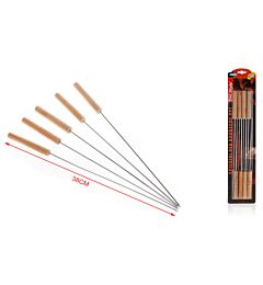 SPIEDINI PER BARBECUE 8PZ 38CM(6409483)Emi Style