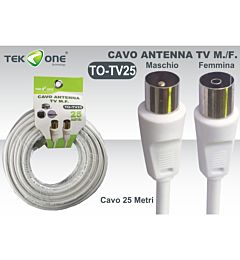 CAVO ANTENNA 25M MASCHIO FEMMINATekone