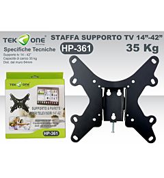 STAFFA TV HP-361 SUPPORTO A PARETETekone