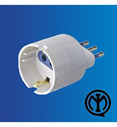 ADATTATORE SPINA 10A PRESE 2P+T 10A/SCHUKOExtrastar