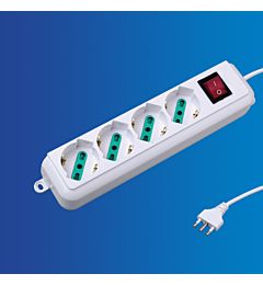 MULTIPRESA 4 POSIZIONI CON INTERRUTTORE-1.5M