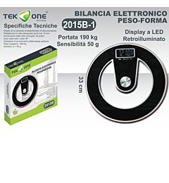 BILANCIA PESA PERSONA 2015B NEROTekone