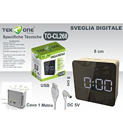 SVEGLIA DIGITALE TOCL268Tekone