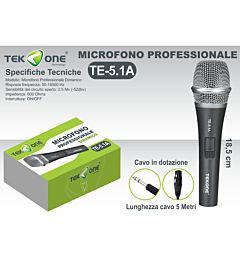 MICROFONO PROFESSIONALE DINAMICO TE5.1A