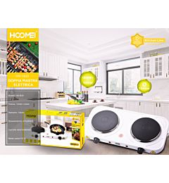 PIASTRA ELETTRICA DOPPIA 2000W HM-5620 (0083)Hoomei
