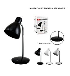 LAMPADA SCRIVANIA FLESSIBILE 15W H.35CM ASS.Dc