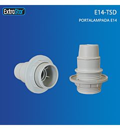 PORTALAMPADA BIANCA E14Extrastar