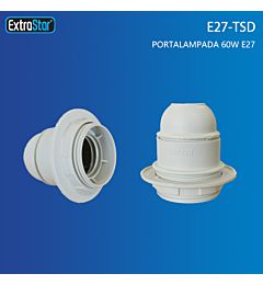 PORTALAMPADA BIANCA E27Extrastar
