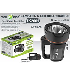LAMPADA PORTATILE LED RICARICABILE 2000 ATekone