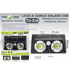 LUCE A CARICA SOLARE COB S36Tekone