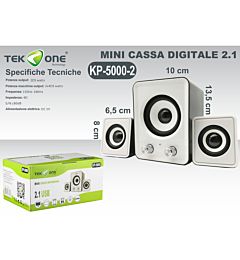 CASSA MULTIMEDIALE KP-5000 BIANCOTekone