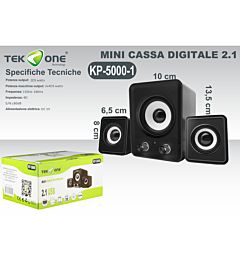 CASSA MULTIMEDIALE KP-5000 NEROTekone